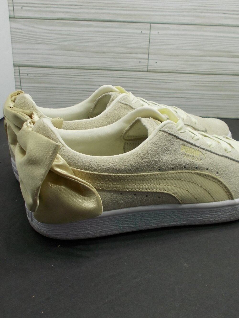 Puma Suede Bow Varsity "Pink Gold" Women's Size 8 Shoes